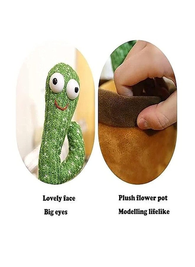 DISHIN Toys Dancing Cactus Talking Toy, Cactus Plush Toy, Funny Education Toys for Babies Children Playing, Home Decorate - Image 5